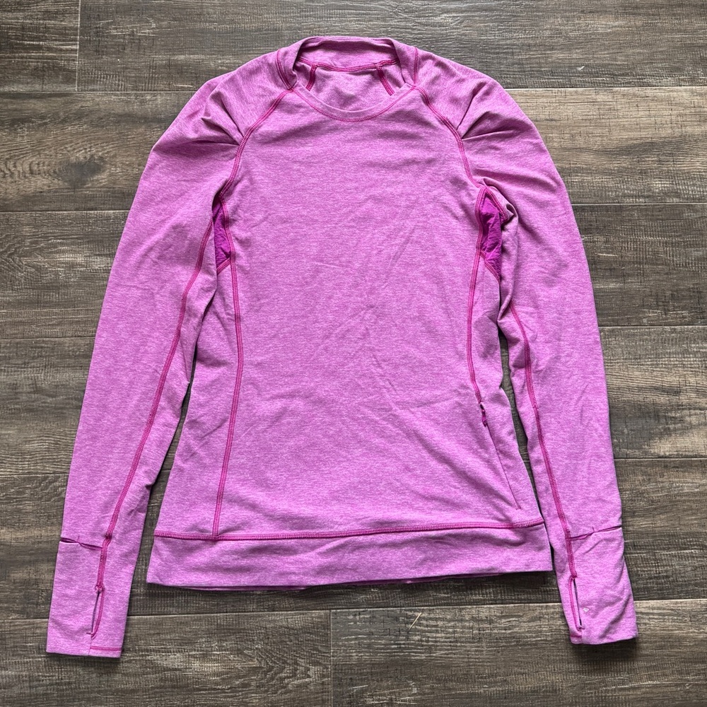 Lululemon pink long sleeve 6 M